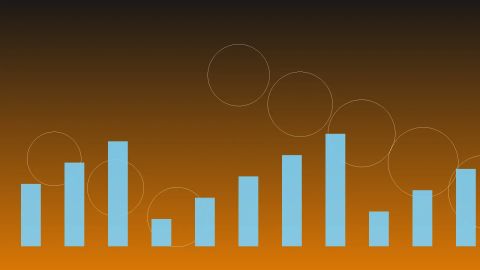 Piyasa oynaklığını gösteren finansal grafik ve dalgalanmalar