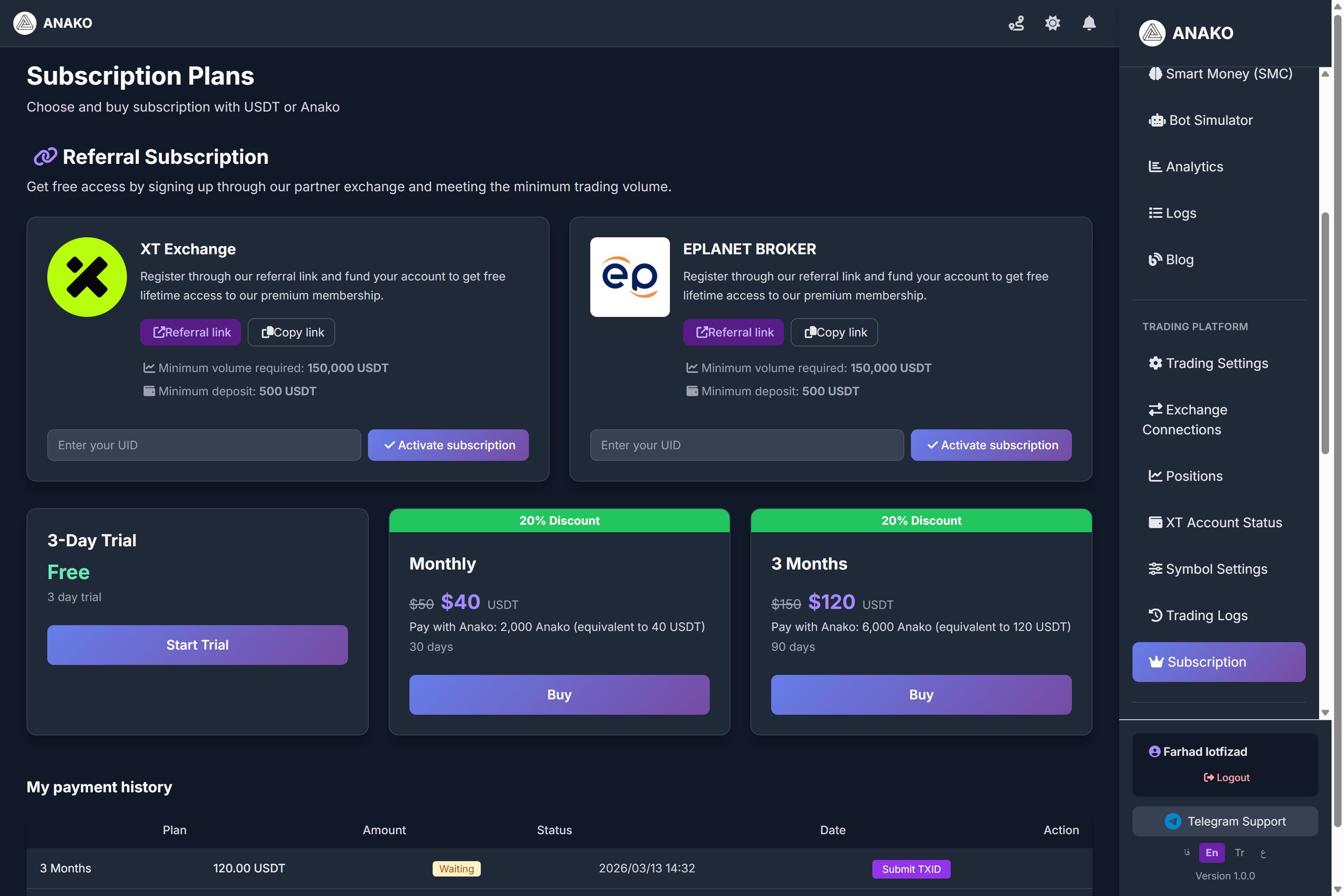 Subscription Plans Section Tutorial